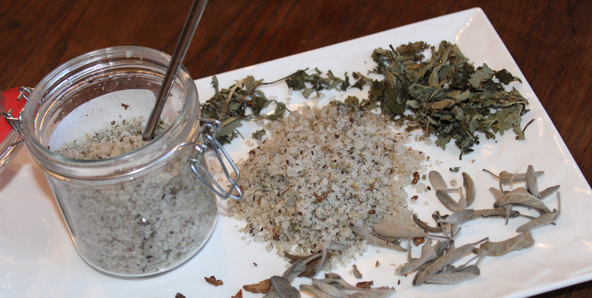 SEL GRIS DE NOIRMOUTIER AROMATISE AUX HERBES BRETONNES BIO - POUR TOUS PLATS
