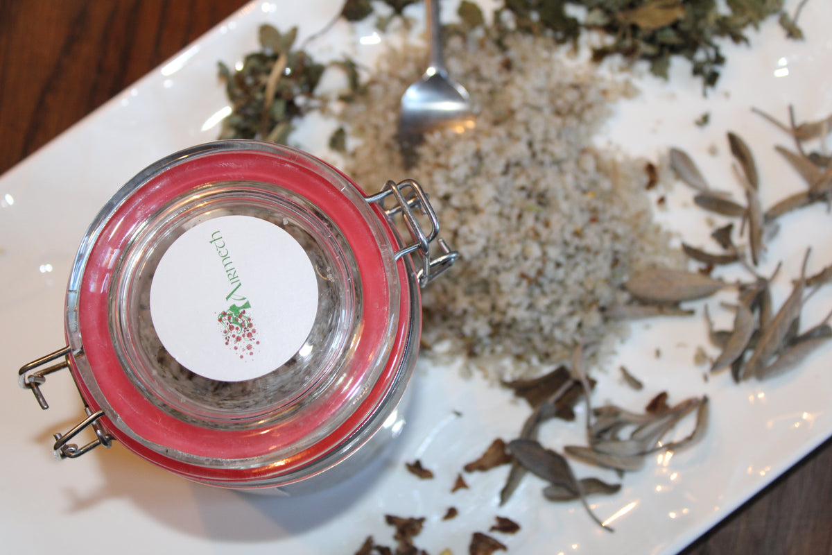 SEL GRIS DE NOIRMOUTIER AROMATISE AUX HERBES BRETONNES BIO - SPECIAL SALADE