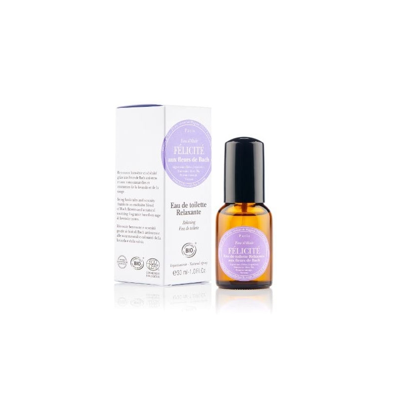 EAU DE TOILETTE AUX FLEURS DE BACH BIO RELAXANTE FELICITE